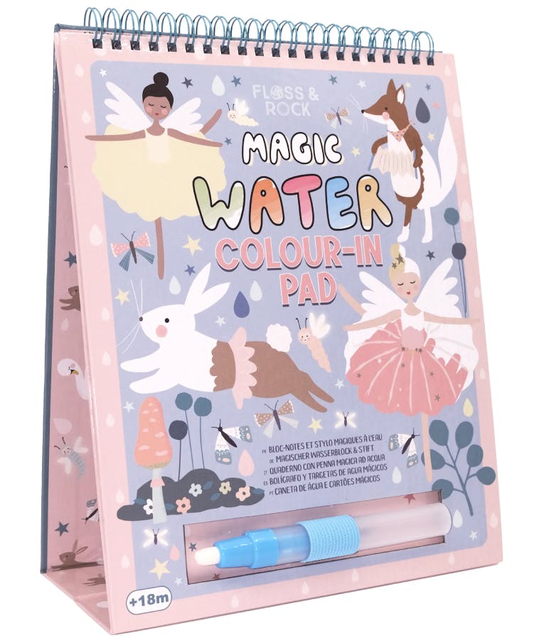  WATERCARD EASEL AND PEN- Enchanted Magic Water Pad Flipbook - Μπλοκ Ζωγραφικής Μαγικές Χρωμοσελίδες 3+ 43P6394