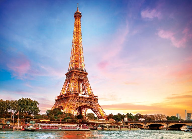 EUROGRAPHICS -  PUZZLE 1000 TEM 6000-0765 PARIS LA TOUR EIFFEL - CITY COLLECTION  48x68cm