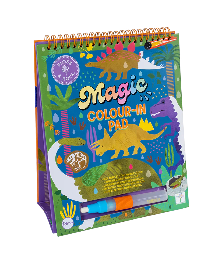  WATERCARD EASEL AND PEN - DINO Magic Water Pad Flipbook - Μπλοκ Ζωγραφικής Μαγικές Χρωμοσελίδες 3+ 47P5990