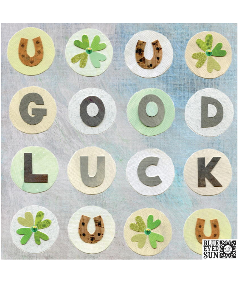 Ευχετήρια κάρτα Καλής Τύχης Good Luck Day Dream 16x16 DD05 