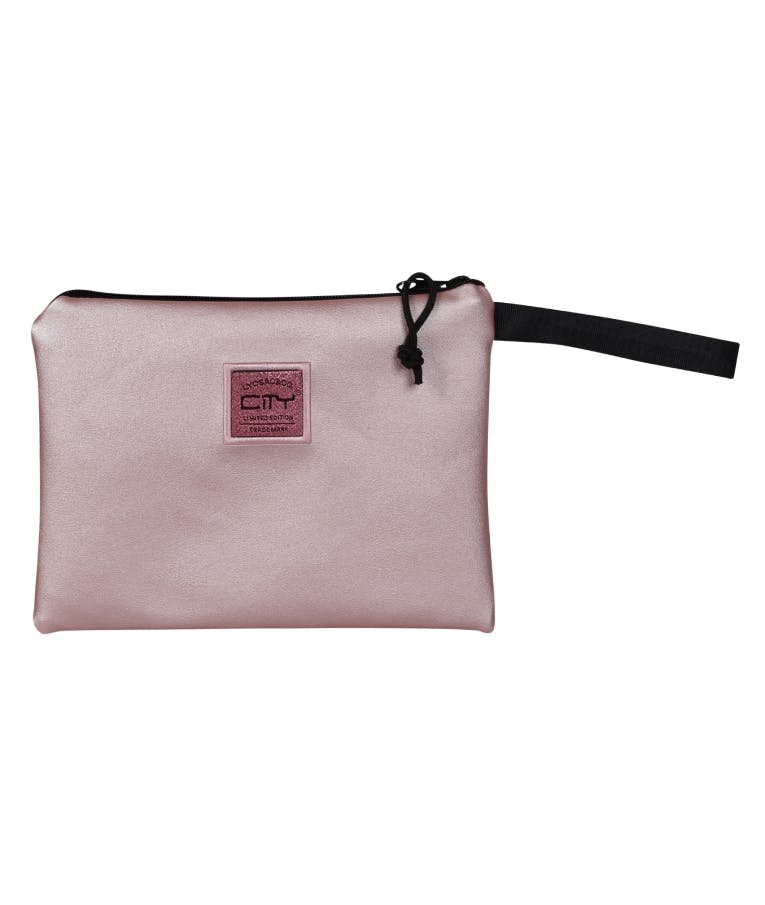 Τσαντάκι Χειρός Βόλτας Safe Pocket Metal Pink Ροζ (CL17915) Luc sac