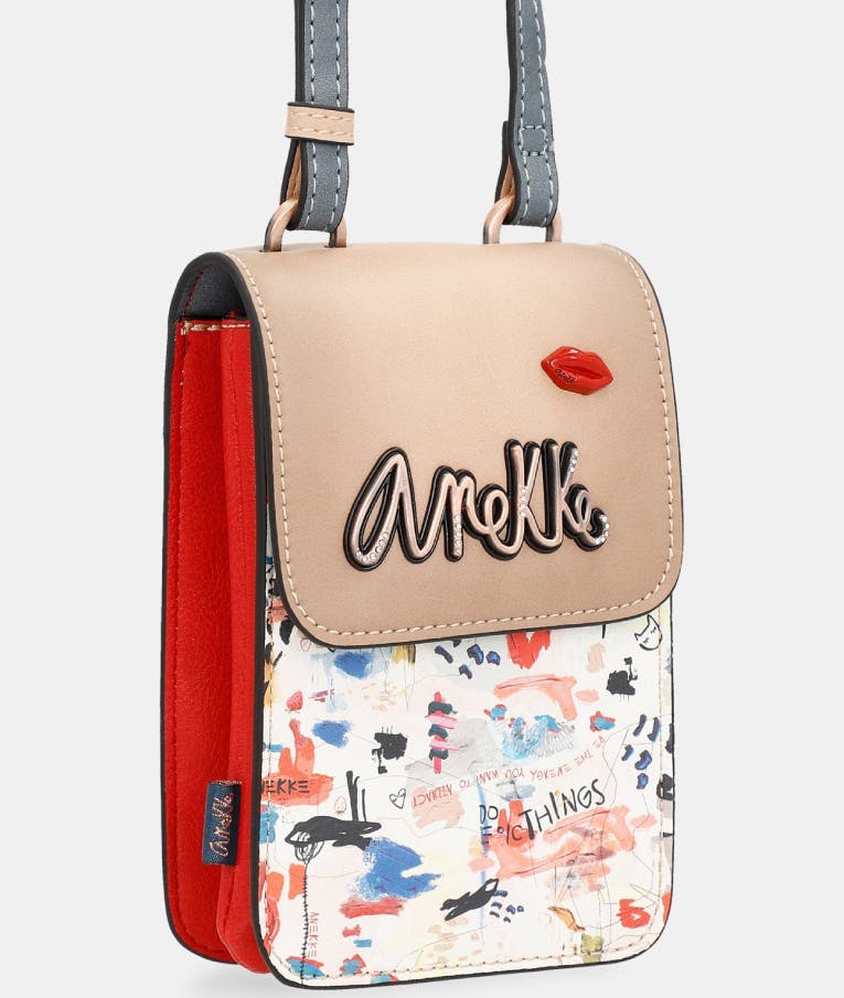 Anekke Fun and Music Small Handbag Μικρό Γυναικείο Τσαντάκι Ώμου Διάσταση 11x16x6 34803-906