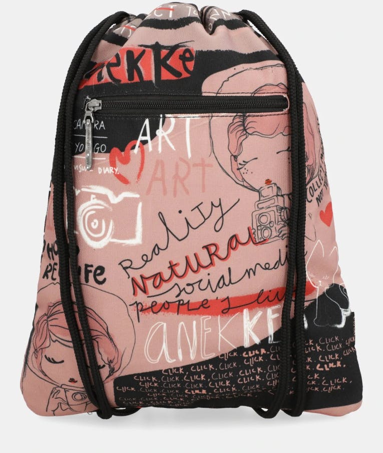 Anekke City Art cinch bag Σακίδιο Πλάτης/Πουγκί με Κορδόνι Saco Rucksack 33800-702