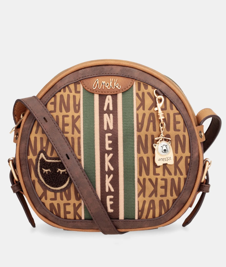 ANEKKE - Anekke Γυναικεία Τσάντα Χιαστί Ώμου Στρογγυλή Round shoulder bag with Urban logo 23x21x8  35673-081