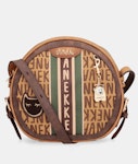 Anekke Γυναικεία Τσάντα Χιαστί Ώμου Στρογγυλή Round shoulder bag with Urban logo 23x21x8  35673-081