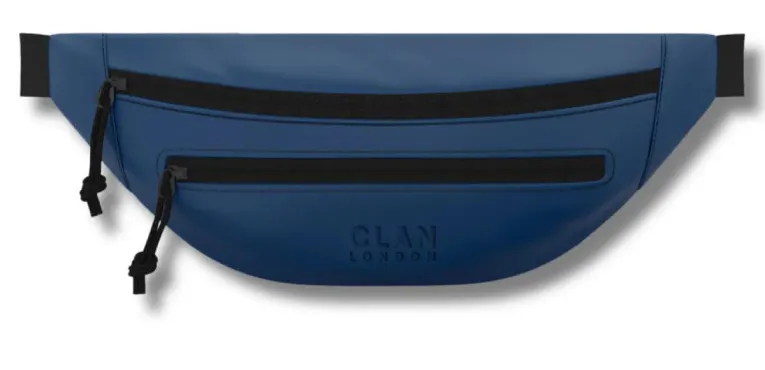 CLAN LONDON - CLAN London Camden Sling True Navy - Τσαντάκι Μέσης Μπανάνα  Μπλε Χρώμα  CLMSNAV