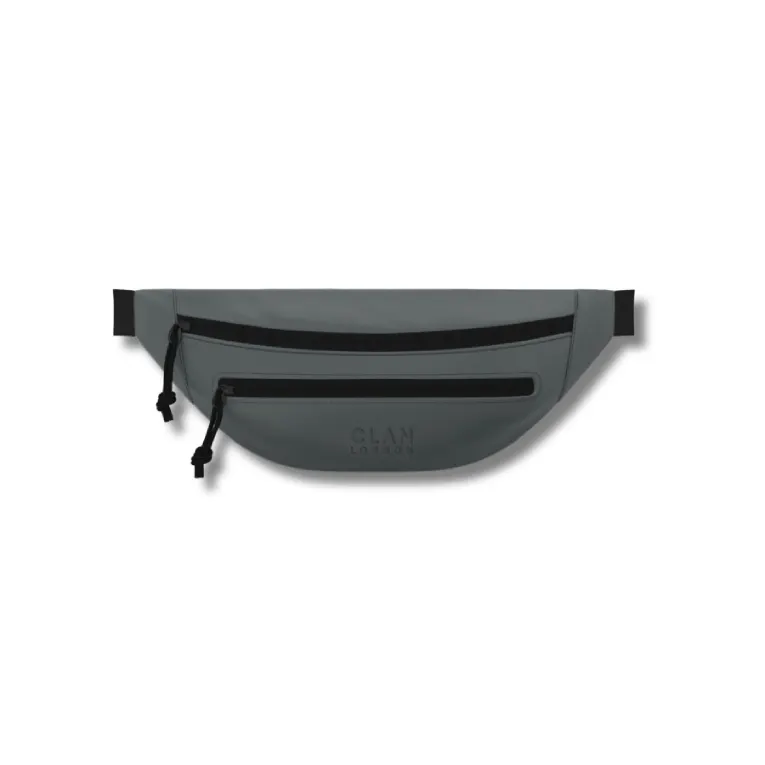 CLAN LONDON - CLAN London Camden Sling Slate Grey - Τσάντακι Μέσης Μπανάνα Χρώμα Γκρι CLMSSGRY