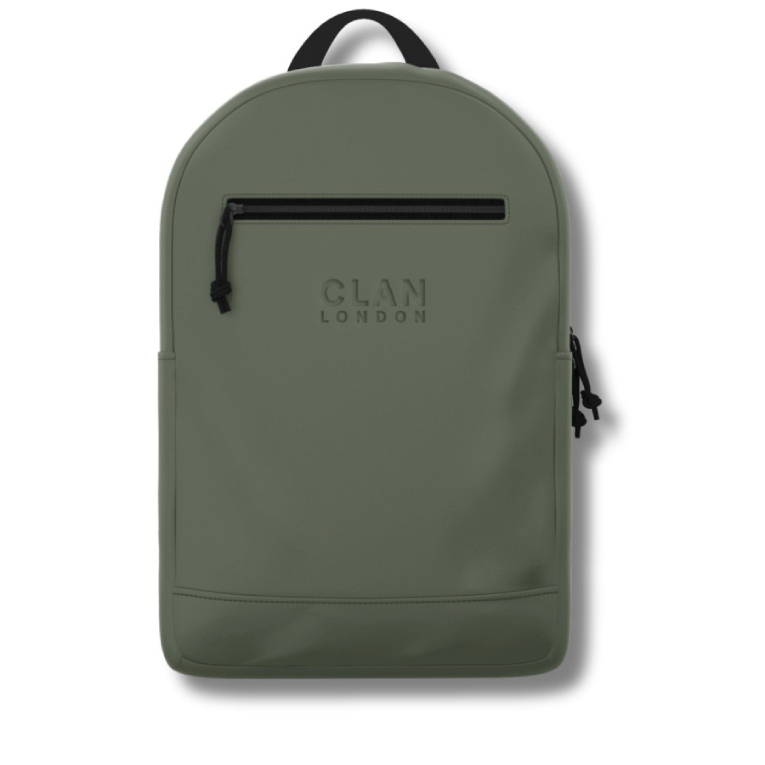  Greenwich Backpack Khaki Green- Τσάντα Πλάτης Μεγάλη Χρώμα Χακί  CLBP1KGRE