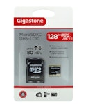 Κάρτα Μνήμης Gigastone MicroSDXC UHS-1 128GB C10 Professional Series με SD Αντάπτορα up to 80 MB/s*