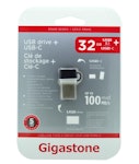 Gigastone Prime Series USB 3.0 Flash Drive και Type-C 32GB OTG για Smartphones & Tablet UC-5400B με Refurbished Framing 5 Years