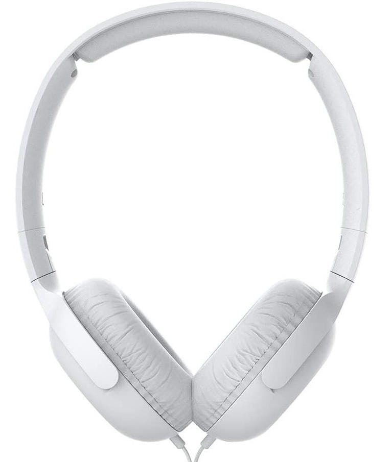 Ακουστικά Stereo Philips On-Ear HS TAUH201WT/00 3.5 mm Λευκό με Μικρόφωνο για Κινητά Τηλέφωνακαι Συσκευές Ήχου