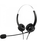 ΑΚΟΥΣΤΙΚΑ MediaRange Corded stereo headset with microphone and control panel, black (MROS304)