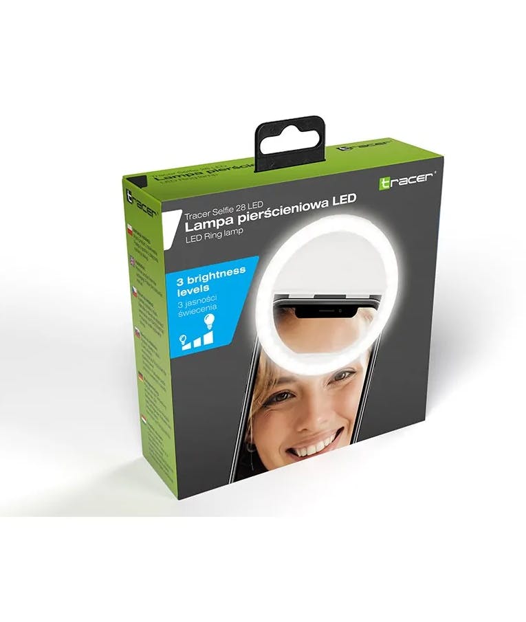  LED Selfie Ring Light Βοηθητικό Φως για Smartphones, Επαναφορτιζόμενο, 3000K-6000K Adjustable Color Temperature 46799