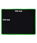 Gaming Mousepad iMICE Win2 Αντιολισθητικό 245x210mm Μαύρο-Πράσινο