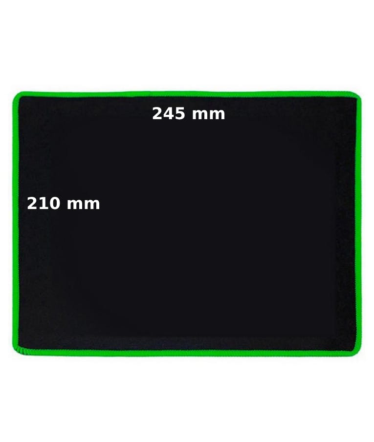 Gaming Mousepad  Win2 Αντιολισθητικό 245x210mm Μαύρο-Πράσινο