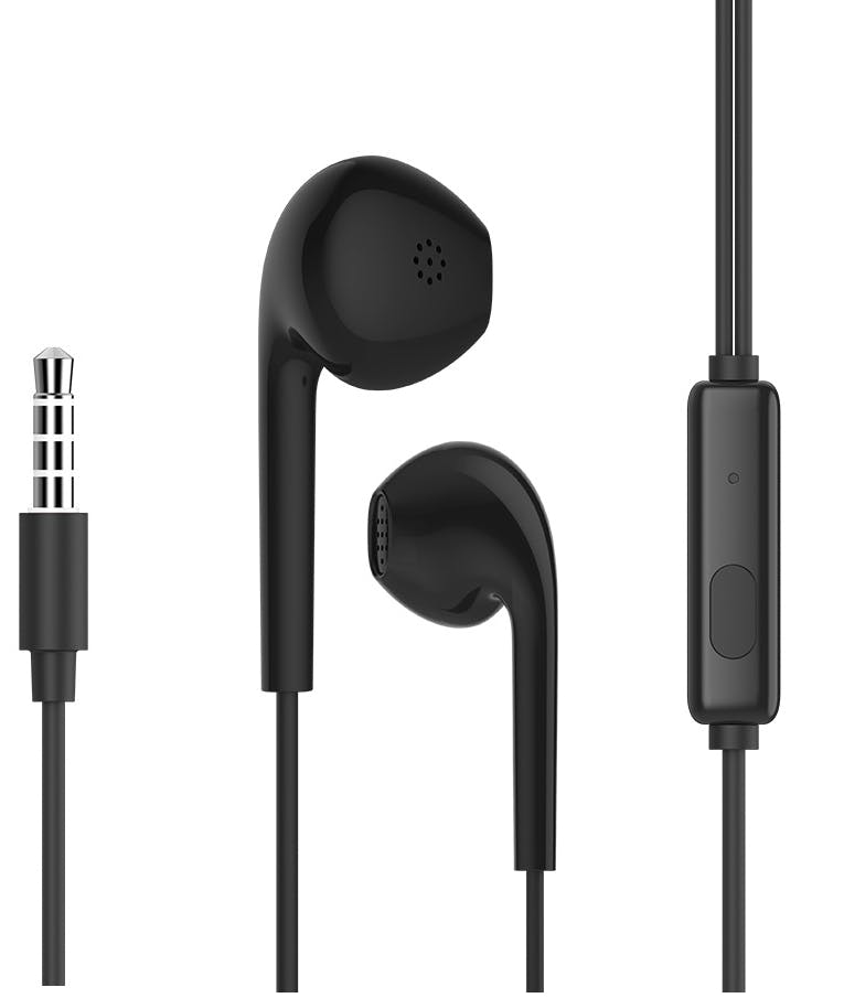 CELEBRAT earphones G12 με μικρόφωνο, 14.2mm, 3.5mm, 1.2m, μαύρο