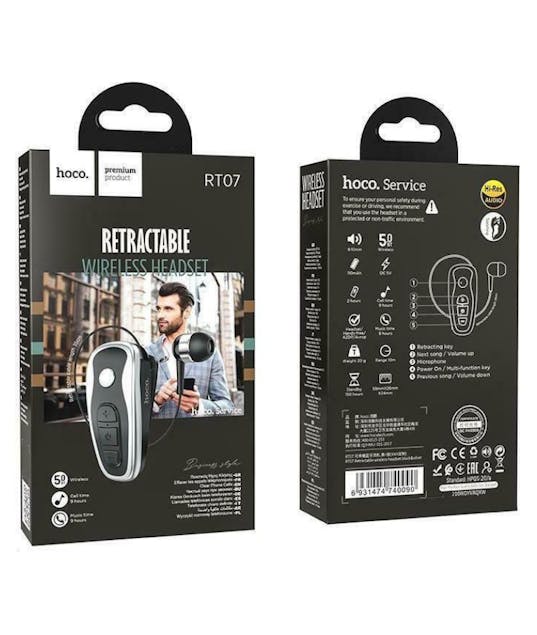 HOCO - Bluetooth Hands Free Hoco RT07 Bluetooth V.5.0 με Δόνηση Multi Pairing Μαύρο
