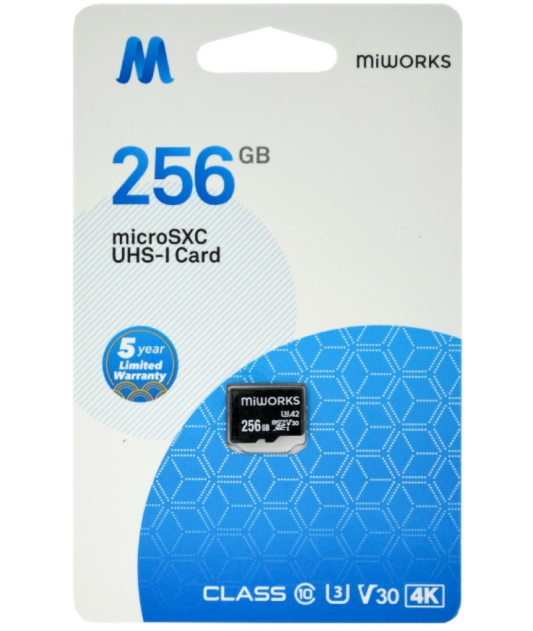 MIWORKS - Κάρτα Μνήμης MiWorks MicroSDXC 256GB Class 10 UHS-I U3