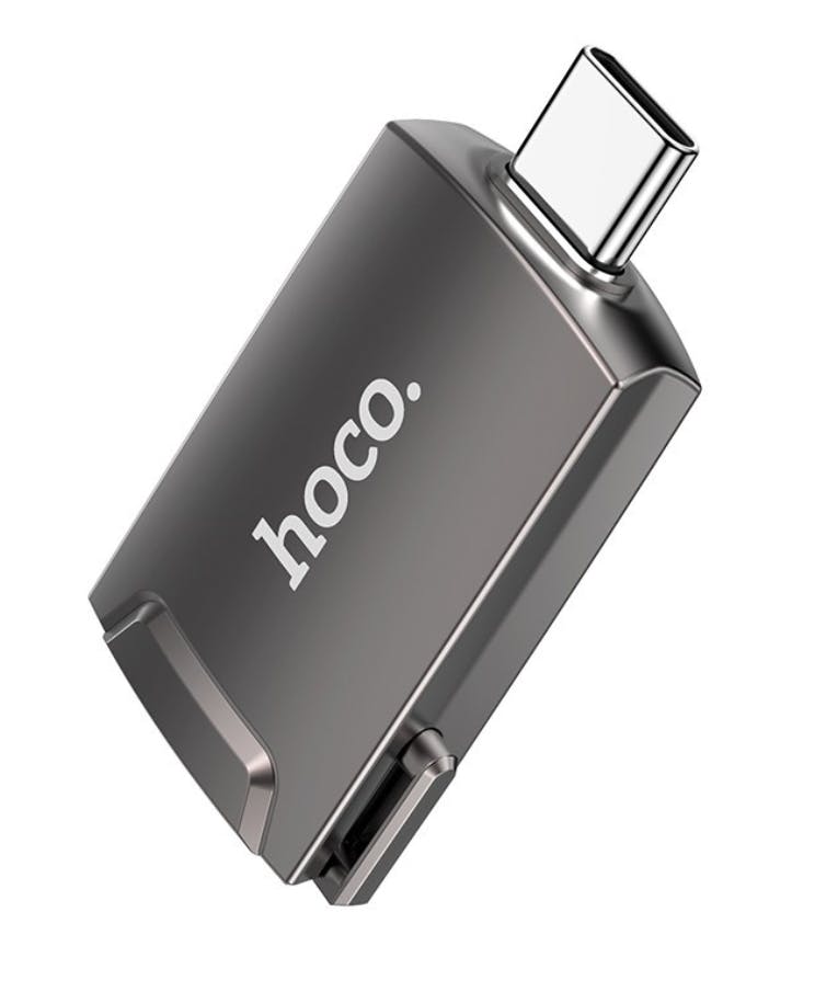 HOCO - Αντάπτορας Hoco UA19 USB-C σε HDMI 4K 30Hz (3840*2160P) Θηλυκό Γκρι