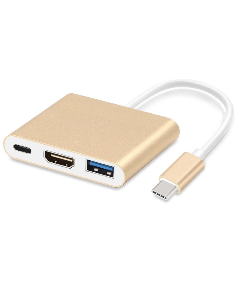 Αντάπτορας Ancus HiConnect USB USB-C σε HDMI,USB-C και USB