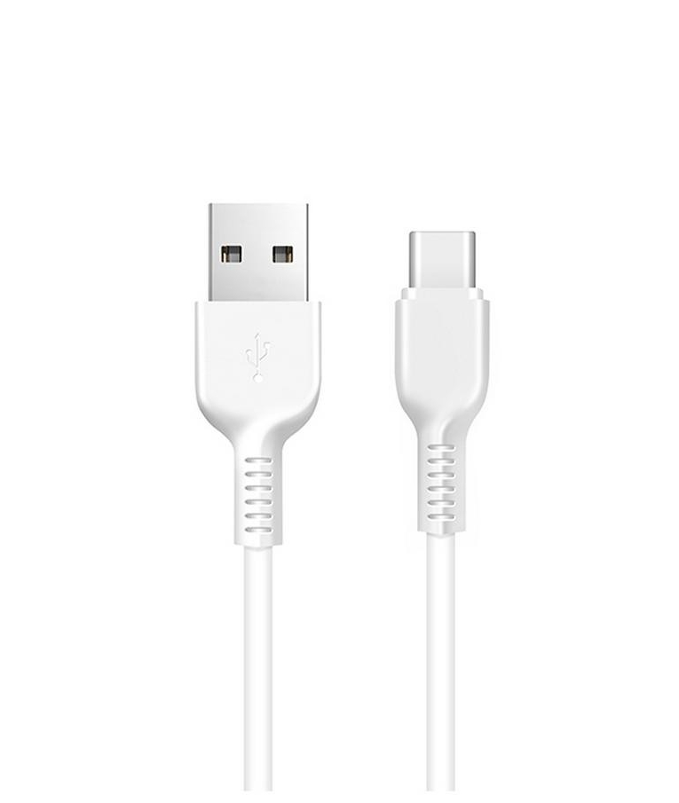 HOCO - Καλώδιο σύνδεσης Hoco X20 Flash USB σε USB-C 2.0A Λευκό 3m