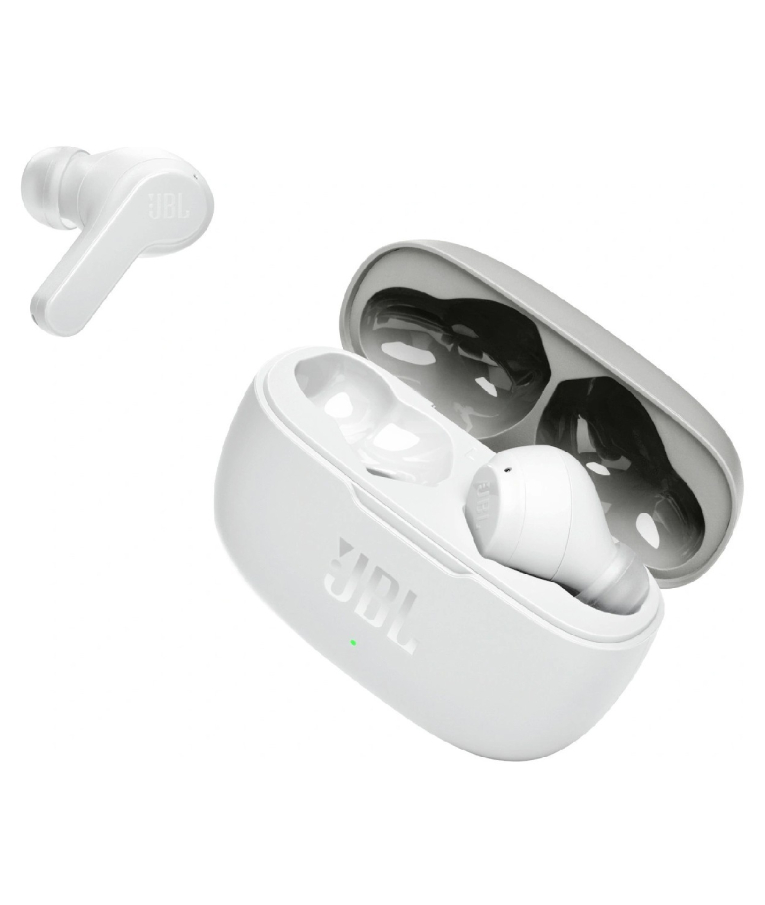 JBL - Bluetooth Hands Free  Wave 200TWS In-ear με 20 ώρες Αυτονομία IPX2, Deep Bass Sound Λευκό