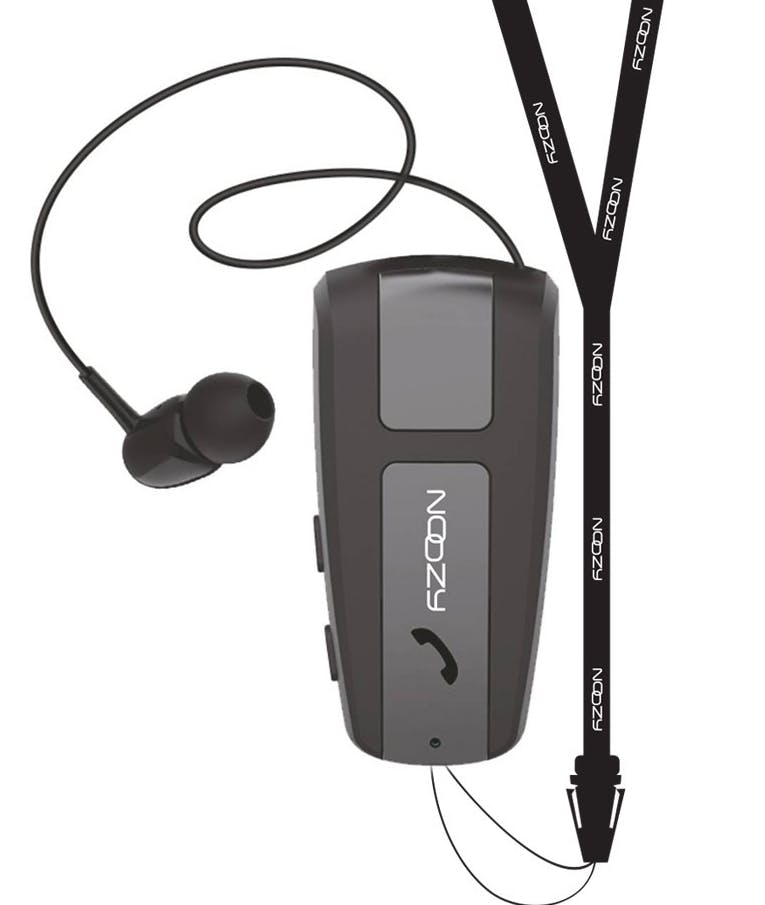 Bluetooth Hands Free  Roller BH68 V.5.0 με Δόνηση και Strap Λαιμού Multi Pairing Μαύρο