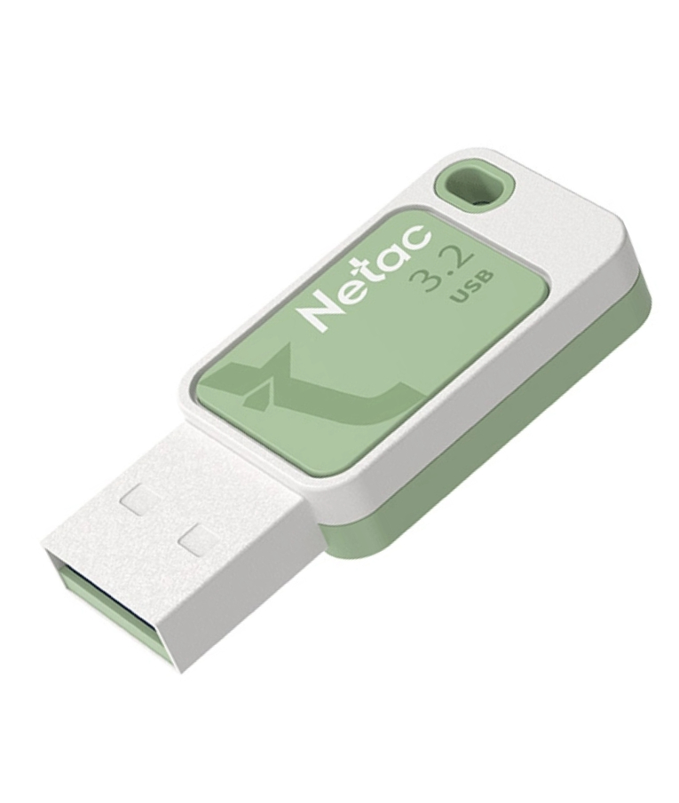 SILICON - USB Flash Drive NETAC USB Flash Drive UA31, 128GB, USB 3.2, πράσινο