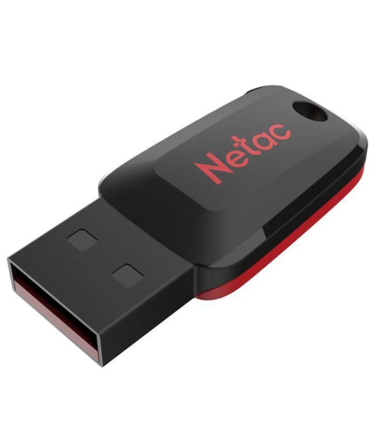NETAC USB Flash Drive U197, 32GB, USB 2.0, μαύρο NT03U197N-032G-20BK