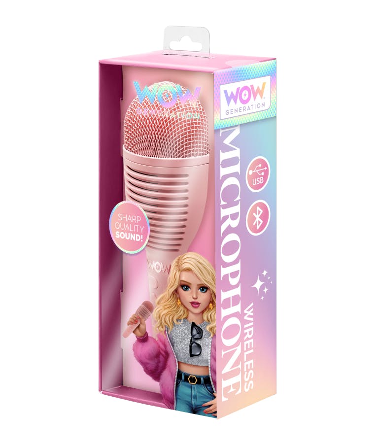 WOW GENERATION - WOW Generation Wireless Karaoke Microphone - Ασύρματα Μικρόφωνο Καραόκε με Υψηλή Ποιότητα Ήχου  | Ηλικία 6+   WOW00029