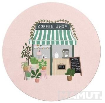 Mouse pad  COFFEE SHOP Στρογγυλό Mousepad με σχέδια 20 εκ. 13305