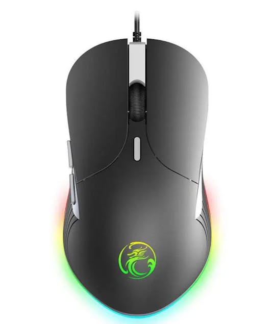 IMICE - Ενσύρματο Ποντίκι iMICE X6 Gamer 6D με 6 Πλήκτρα, 3200 DPI και LED Φωτισμό. Μαύρο