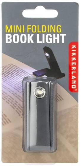 KIKKERLAND -  Mini Folding Book Light - Μίνι Λάμπα Διαβάσματος Χρώμα Μαύρο  BL11-EU