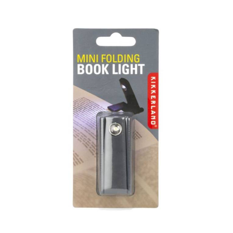 KIKKERLAND -  Mini Folding Book Light - Μίνι Λάμπα Διαβάσματος Χρώμα Μαύρο  BL11-EU