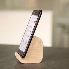 KIKKERLAND -  Bird Beechwood Phone Stand - Ξύλινη Βάση Κινητού σε Σχήμα Πουλί  US184