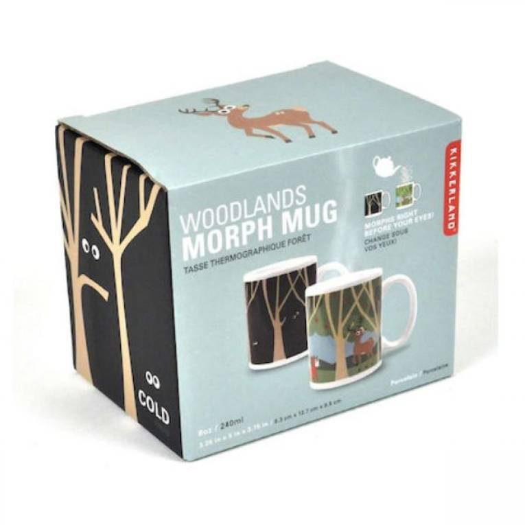 KIKKERLAND -  Woodlands Morph Mug - Κούπα που αλλάζει χρώμα στο ζεστό  CU85