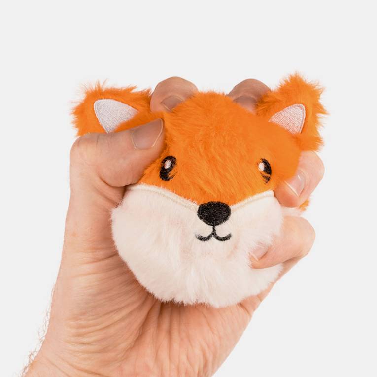 KIKKERLAND -  Furry Stress Ball - Χνουδωτά Μπαλάκια Αντιστρές σε διάφορα Σχέδια και Χρώματα  SB04-A