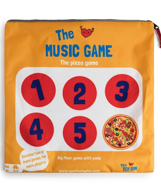 THE TOY BIN - Υφασμάτινα Εκπαιδευτικά Pads με Κόκκινους Αριθμούς Pizza 6 τεμ CC50043 031500430 The Toy Bin