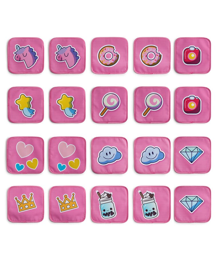 Υφασμάτινα Εκπαιδευτικό Παιχνίδι Μνήμης με Pads Μονόκερος Ροζ Unicorn BOARD GAME -Memory Unicorn CC83249  031832490