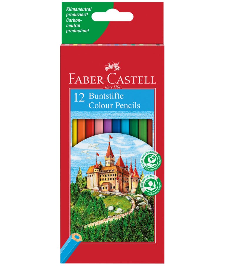 Ξυλομπογιές Faber Castell Σετ 12 χρωμάτων 120112