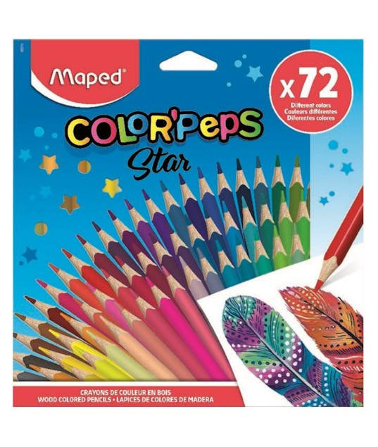 MAPED - Maped Ξυλομπογιές  72 χρώματων COLOR PEPS STAR 832072