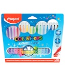 Maped Color Peps LONG LIFE Μαρκαδόροι Ζωγραφικής Πλενόμενοι 18 Χρώματα 845021