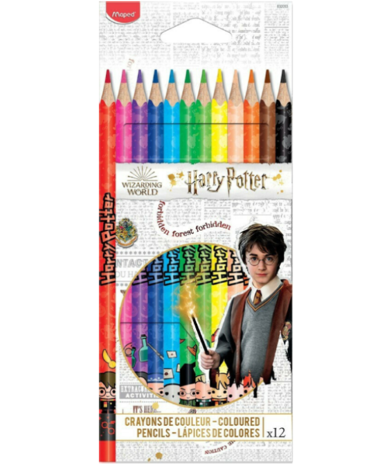 MAPED - Maped Color Peps Harry Potter Ξυλομπογιές Λεπτές 12 Χρώματα 832053