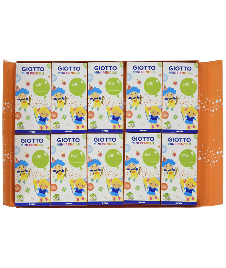 GIOTTO - Giotto Kids Party Color Mini Pencils 10 Σετ Ξυλομπογιές των 6 χρωμάτων 312000