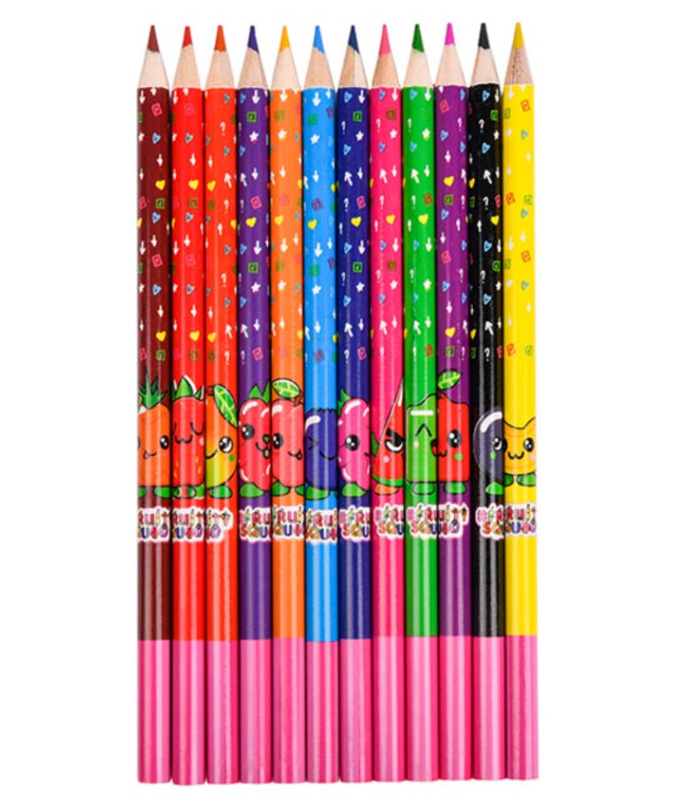  Scented Coloring Pencils with Scent Ξυλομπογιές Λεπτές 12 Χρώματα που μυρίζουν FS60355 Slammer