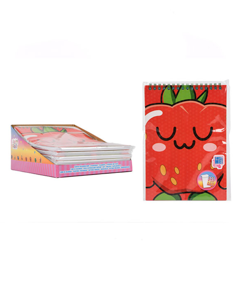 FRUITYSQUAD - Fruitysquad Scented Coloring book with Scent Μπλοκ Ζωγραφικής με σελίδες που μυρίζουν FS60374 Slammer