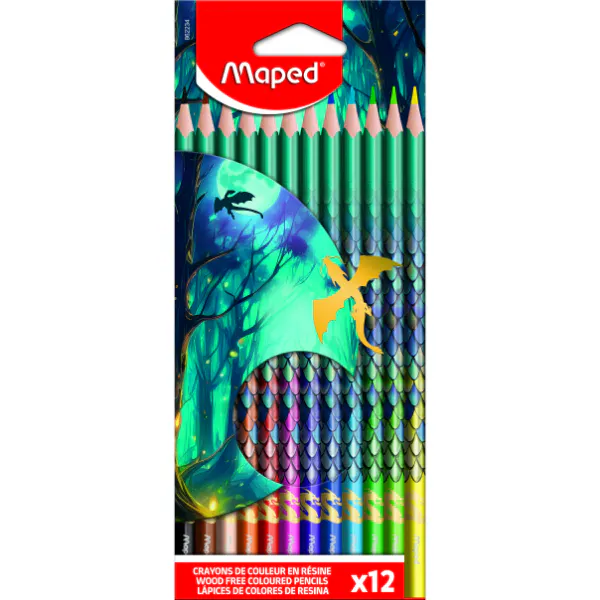 MAPED - Maped Ξυλομπογιές 12τμχ DRAGON 862234