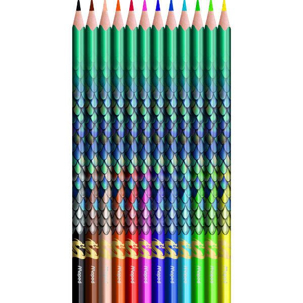 MAPED - Maped Ξυλομπογιές 12τμχ DRAGON 862234