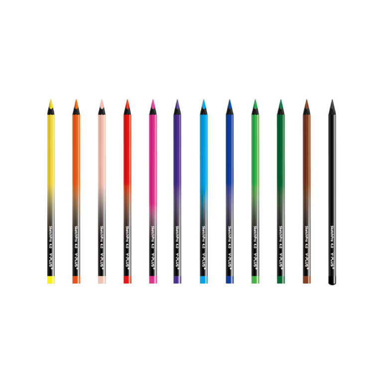 Y PLUS -  Ξυλομπογιές 12+2 SKETCHPRO PC240110 308632