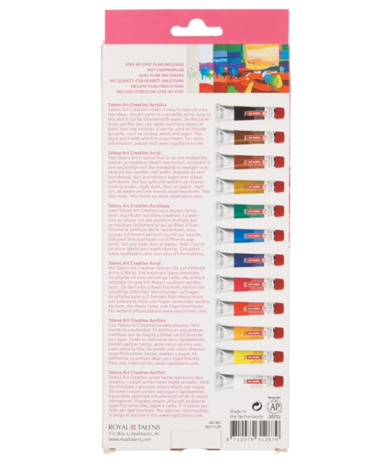 ROYAL TALENS - Royal Talens Art Creation Acrylic 12ml Σετ Ακρυλικών Χρωμάτων 12 χρωμάτων 9021712M